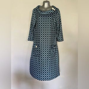 Misslook 60's Inspired Geometric Print Dress